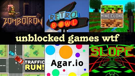 In this article we have compiled 7 games that you can find at Unblocked Games WTF so you can start playing enjoy with your work colleagues or with your school friends. . Unblocked games wtf